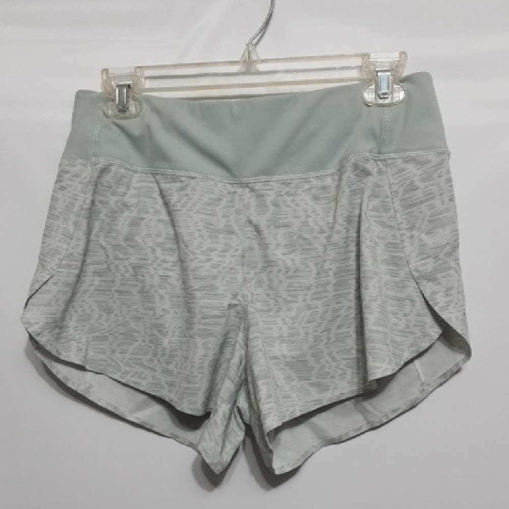 Athleta Light Sage Patterned‎ Women's Athletic Shorts